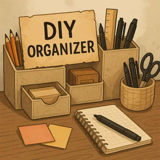 DIY Organizer: Ordnung mit Stil – Kreative Ideen für deinen Alltag