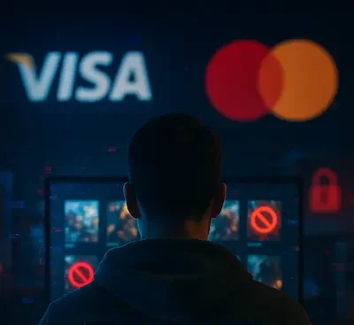 Gamer im Zuhause mit gesperrtem Zugriff