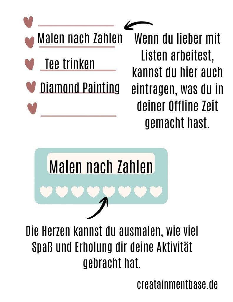 Offline Kreativität:Entspannende Projekte für deine Auszeit