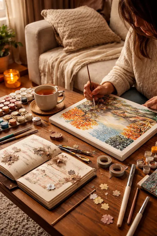 Offline Kreativität:Entspannende Projekte für deine Auszeit