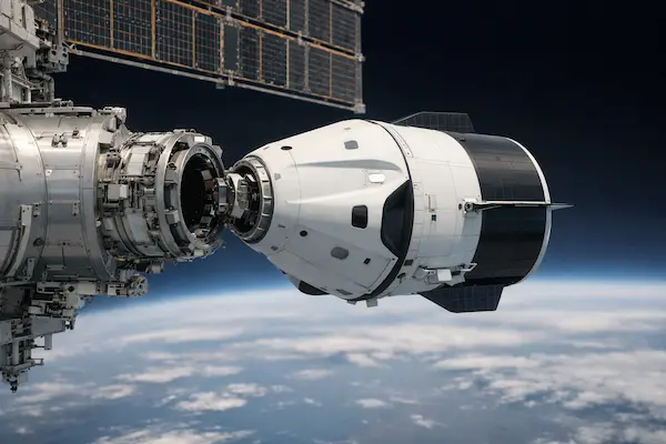 Symbolbild vom Andockmanöver
