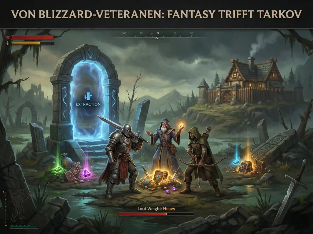 Extraction-Games entstanden ursprünglich im Shooter-Bereich und setzen stark auf Risiko-vs.-Belohnung-Mechaniken.