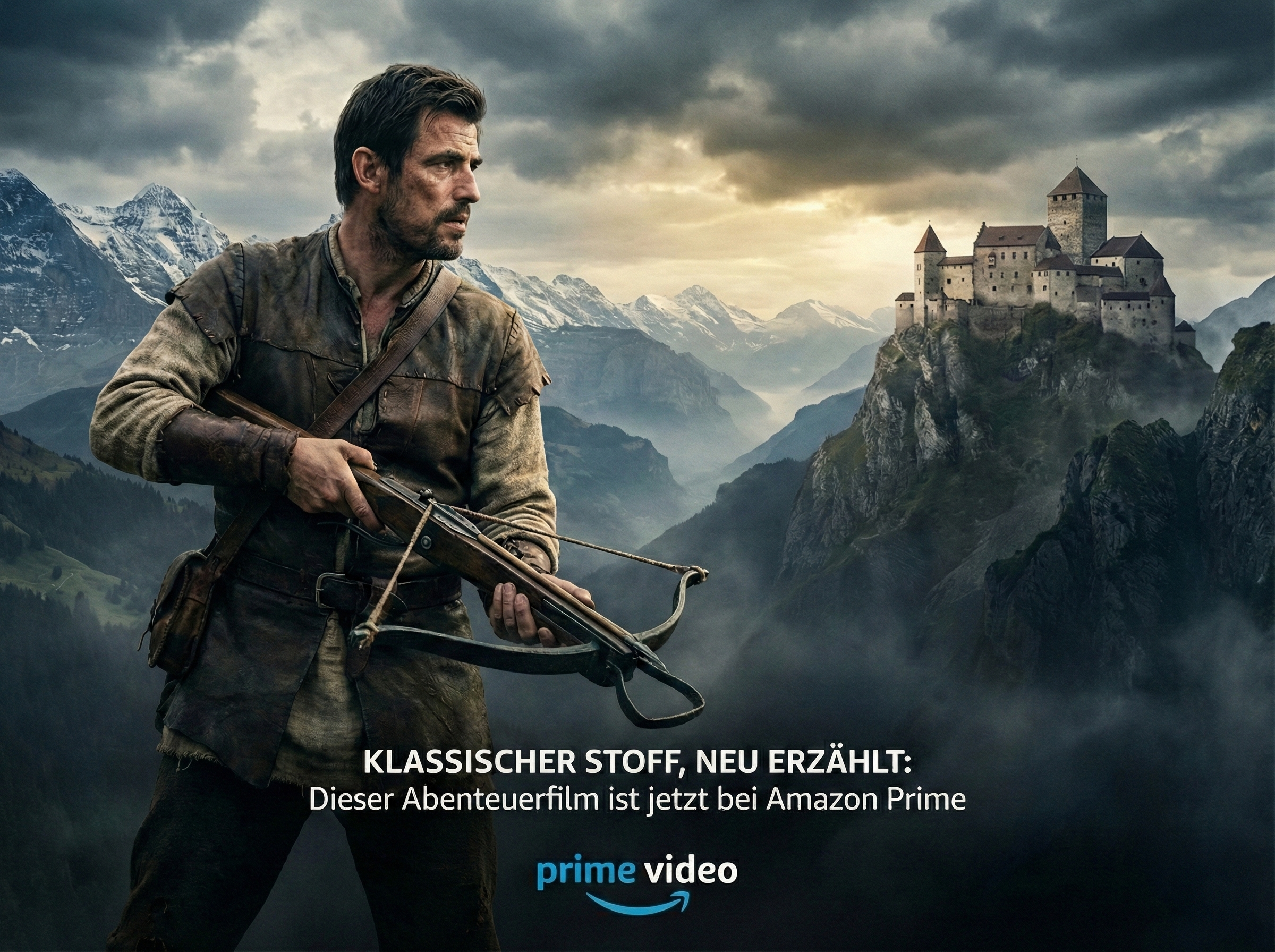 Wilhelm Tell neu erzählt: Dieser Abenteuerfilm ist jetzt bei Amazon Prime
