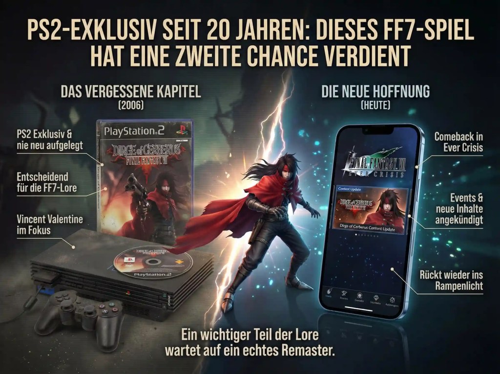 PS2-Exklusiv seit 20 Jahren: Dieses FF7-Spiel hat eine zweite Chance verdient