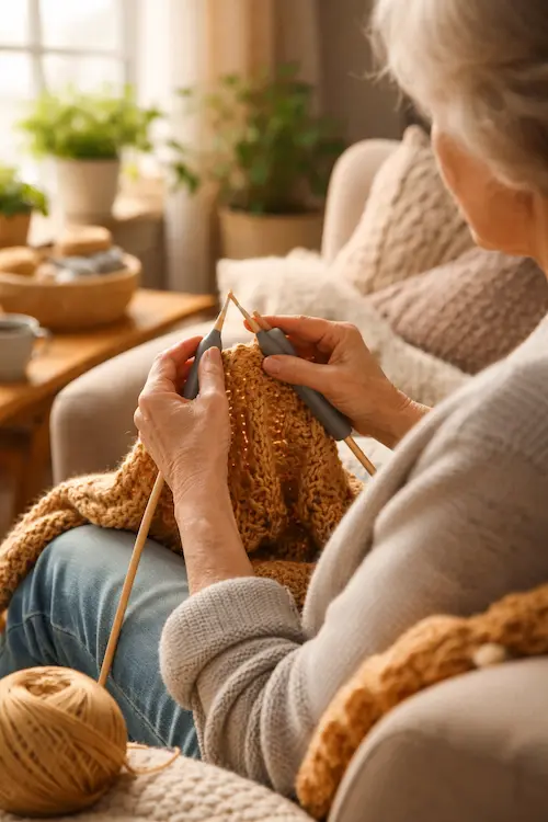 KnitAgain – die Community fürs Stricken mit Einschränkungen