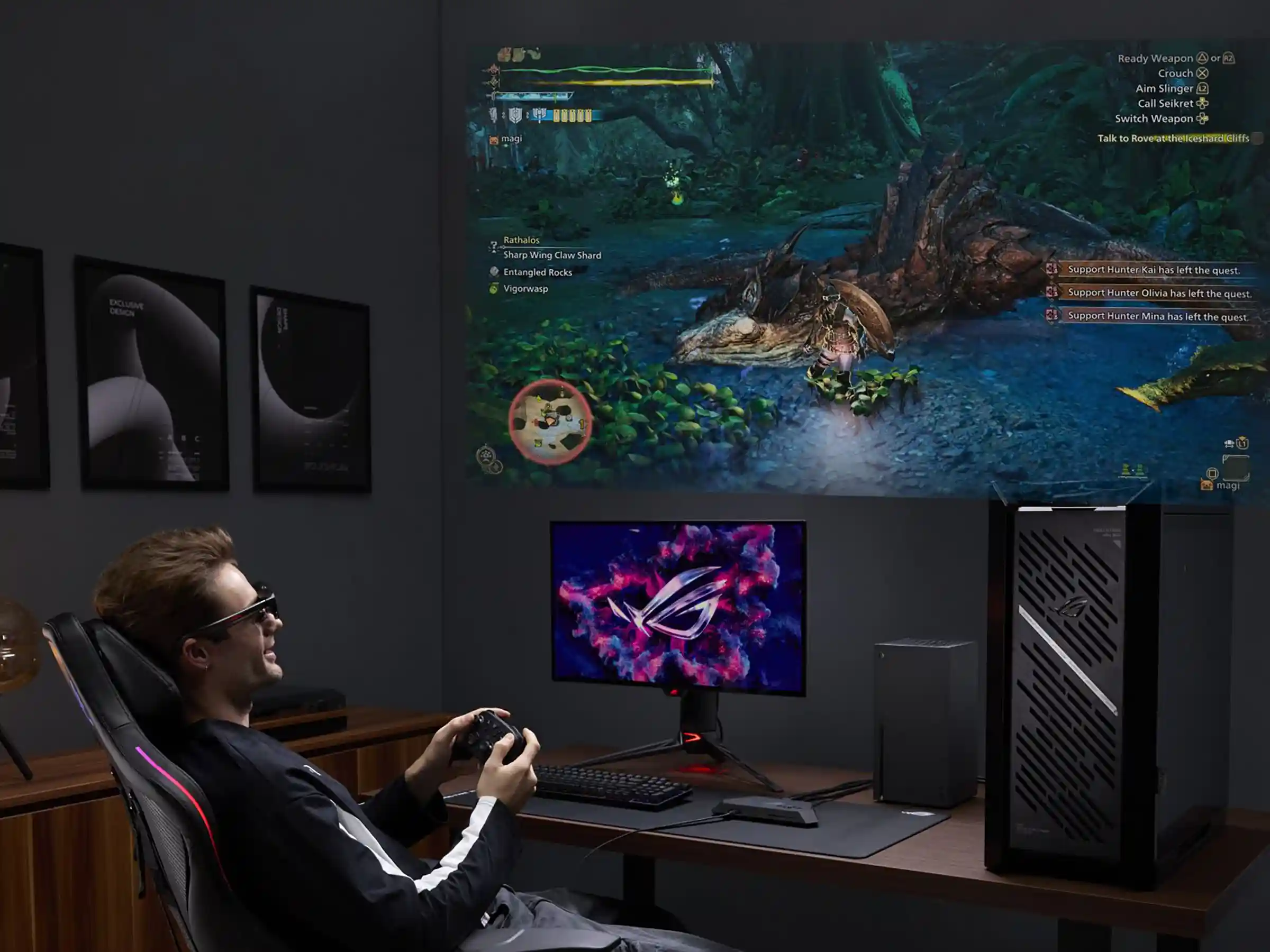 The ROG XREAL R1 verwandelt Brille in euren Gaming-Monitor