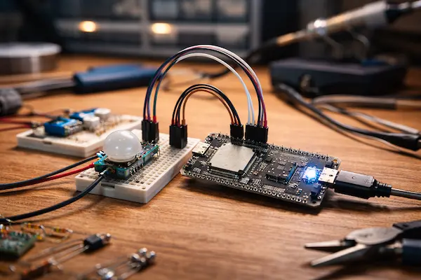 ESP32 basierter Personensensor: Smarte Bewegungserkennung ohne Spezialhardware