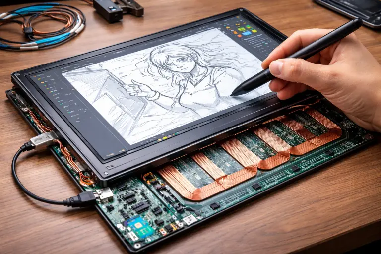 Open Source Elektromagnetische Resonanz: DIY-Grafiktablet für digitale Künstler