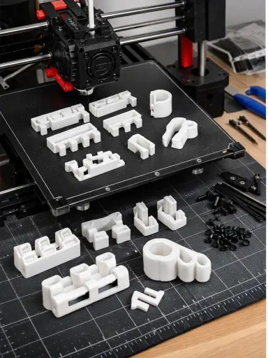 3D-gedruckte Connectoren und Kabelhalter für Ikea Skadis: DIY-Upgrade für Ordnungsliebhaber