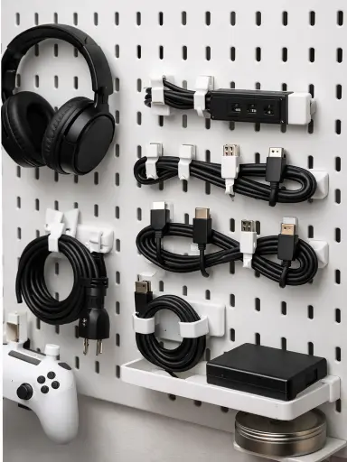 3D-gedruckte Connectoren und Kabelhalter für Ikea Skadis: DIY-Upgrade für Ordnungsliebhaber