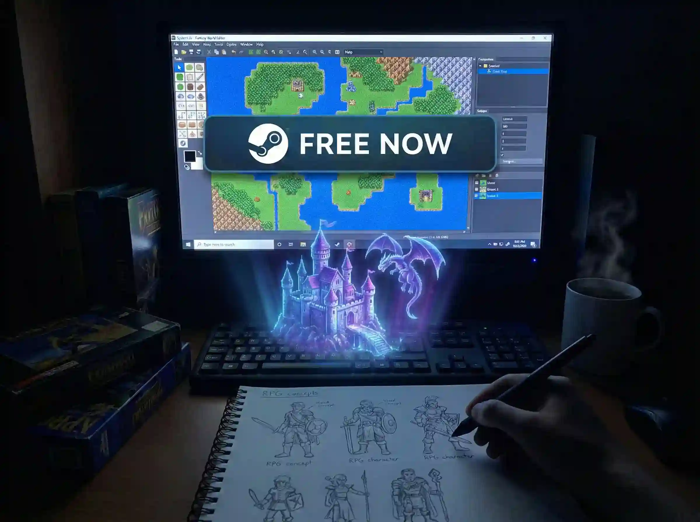 Euer eigenes RPG? Dieses Steam-Tool ist jetzt kostenlos nutzbar