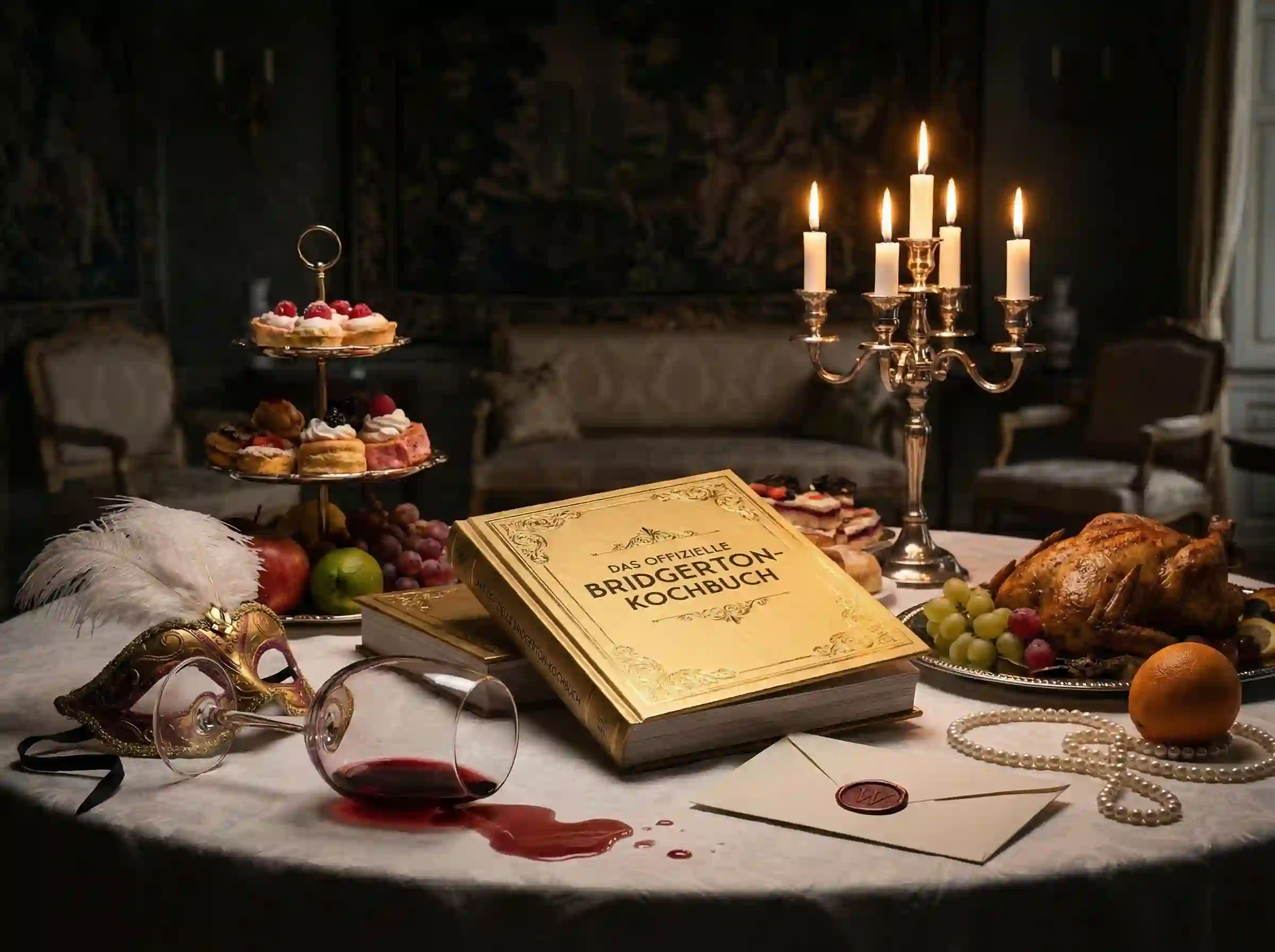 So opulent isst Bridgerton: Ein Kochbuch voller Genuss und Glamour