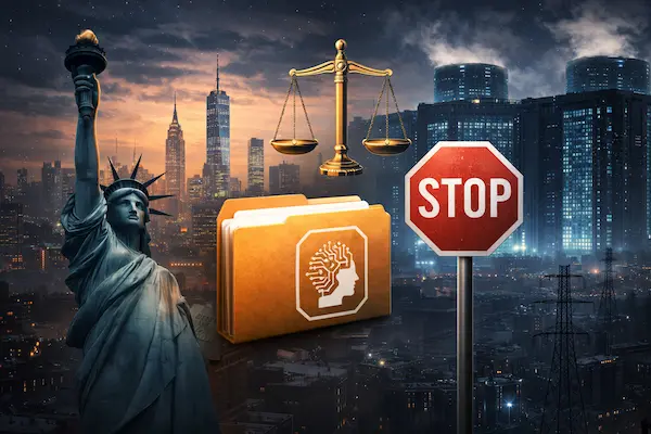 New York plant zwei Gesetze gegen KI: Kennzeichnungspflicht und Baustopp für Datenzentren