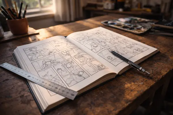 Manga Skizzenbuch Layouts selber erstellen: Tipps und Werkzeuge für eigene Gestaltung