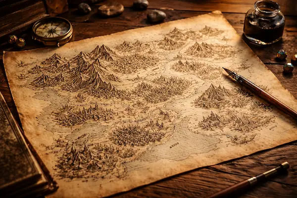 Fantasy Karten selber zeichnen: Ein Leitfaden für Romanautoren