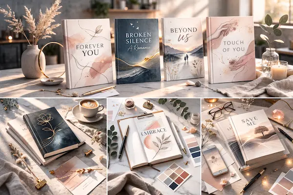 Buchcover Trends 2026: Warum Minimalismus das Genre Romance ablöst