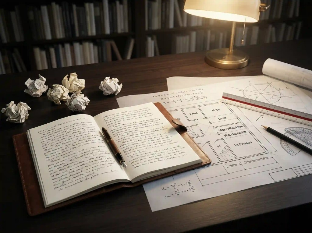 Die Marshall-Methode gleicht einem Bauplan für euren Roman