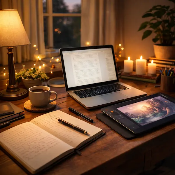Cozy Workspace Setup 2026: Technik und Tipps für Autoren & Illustratoren