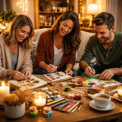 Kreativ Abende zuhause gestalten Anleitungen, Ideen und Inspirationen