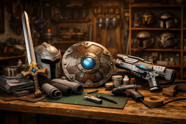 Cosplay Requisiten aus günstigen Materialien selbst herstellen Tipps und Anleitungen
