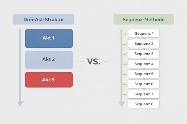 Drei-Akt-Struktur vs. Sequenz-Methode