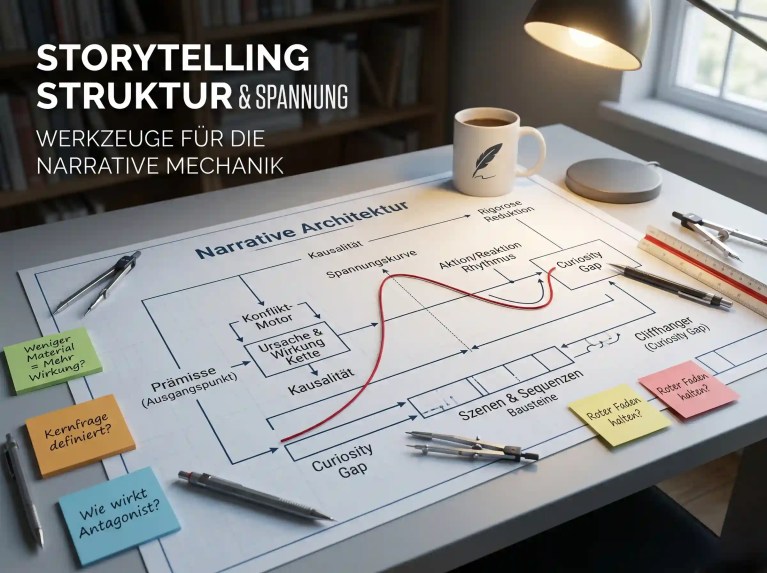 Storytelling Praxis: Werkzeuge für Spannung & Struktur