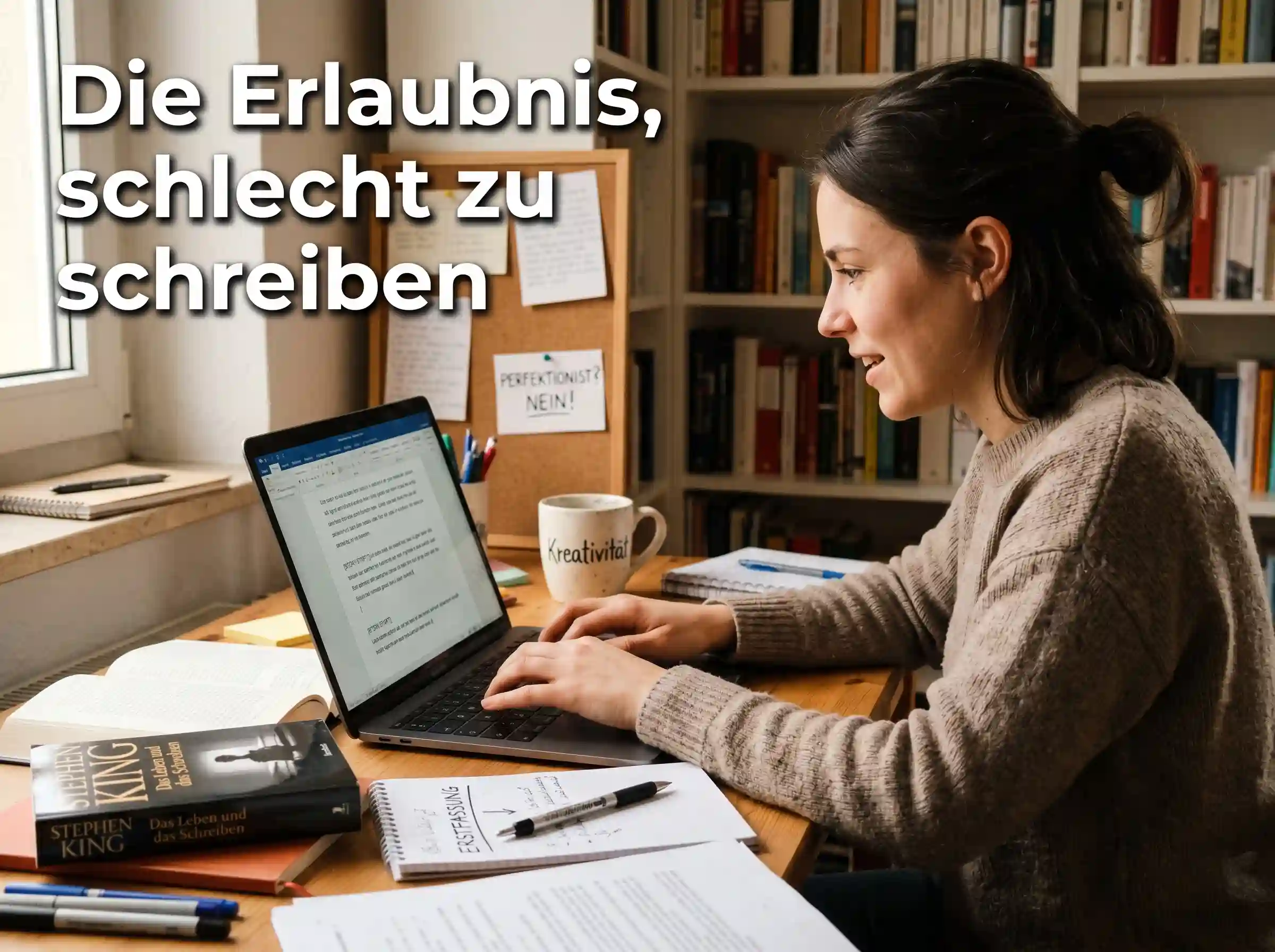 Jeder Text kann verbessert werden: Mut zur Erstfassung