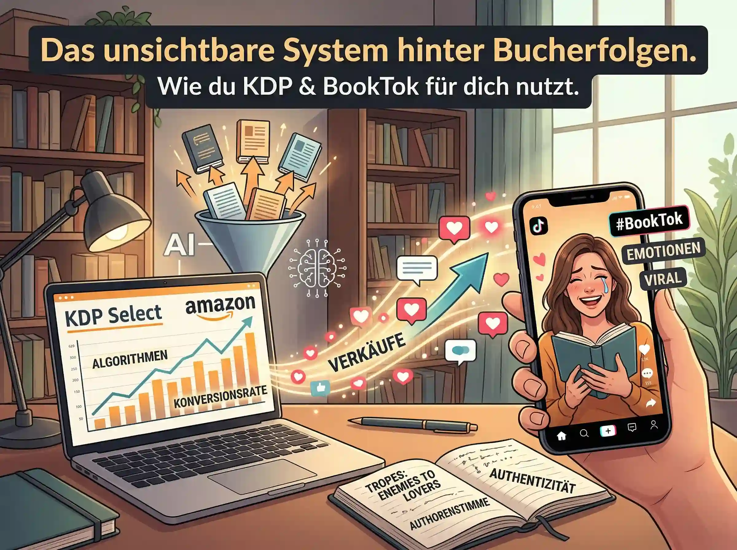 Buchmarkt Trends: So funktionieren KDP und BookTok