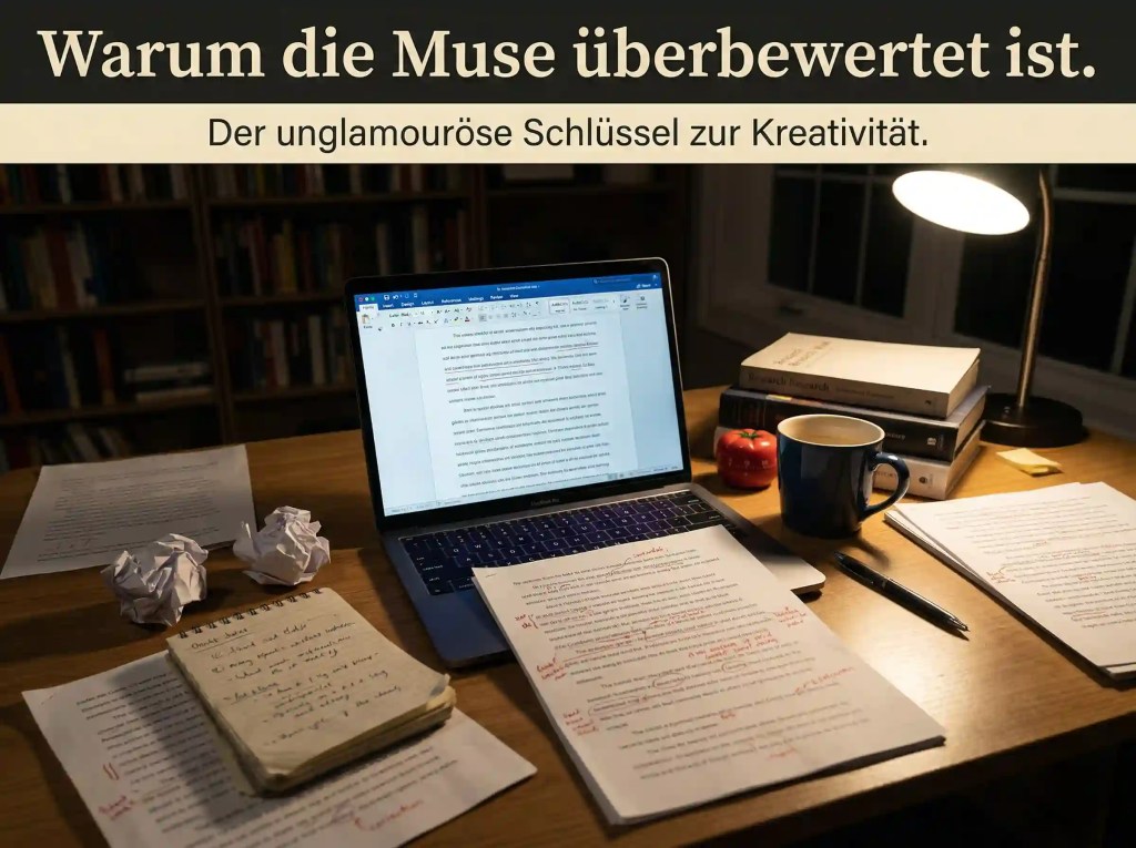 Schreiben ist 5 Prozent Inspiration – und 95 Prozent Arbeit