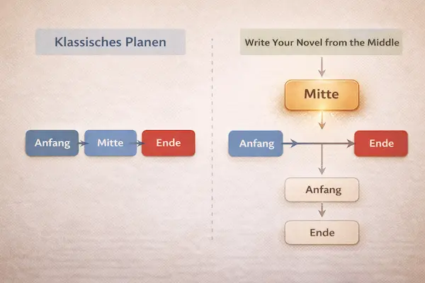 Vergleich der Planungsmethoden in Romanschreiben