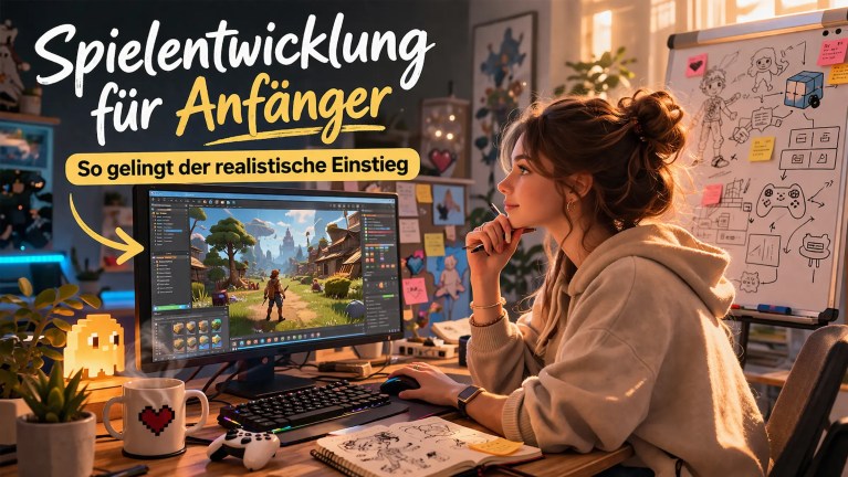 Spielentwicklung für Anfänger: Der realistische Einstieg von Anfang an