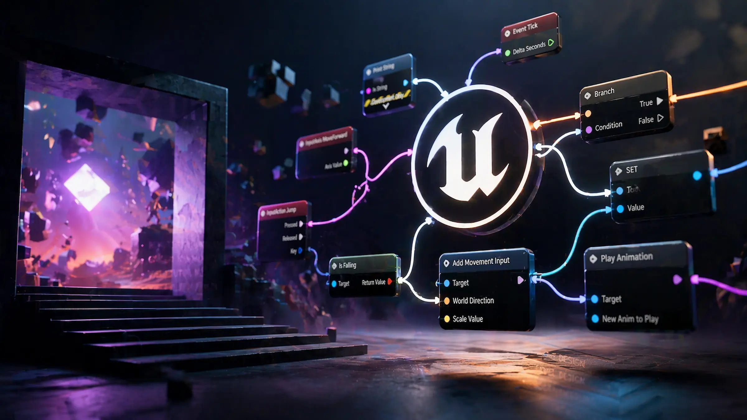 Visual Scripting lernen: Einstieg mit Unreal Blueprints einfach erklärt