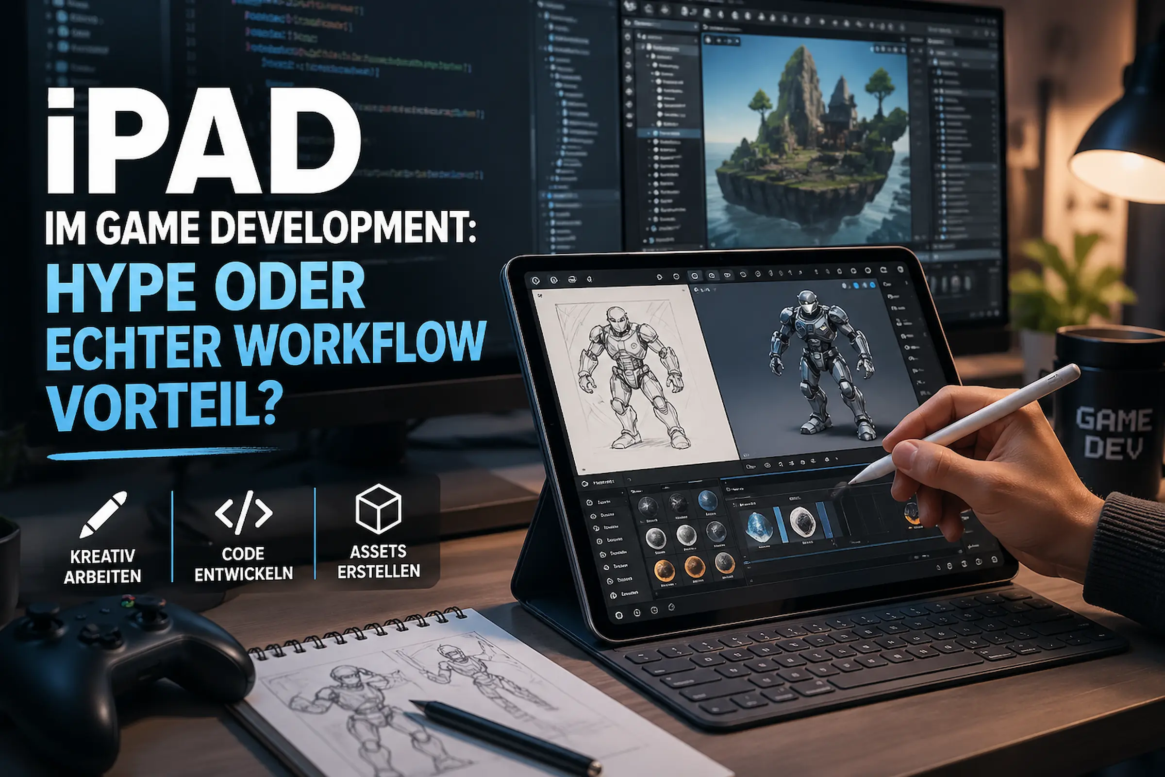 iPad im Game Development: Hype oder echter Workflow Vorteil?