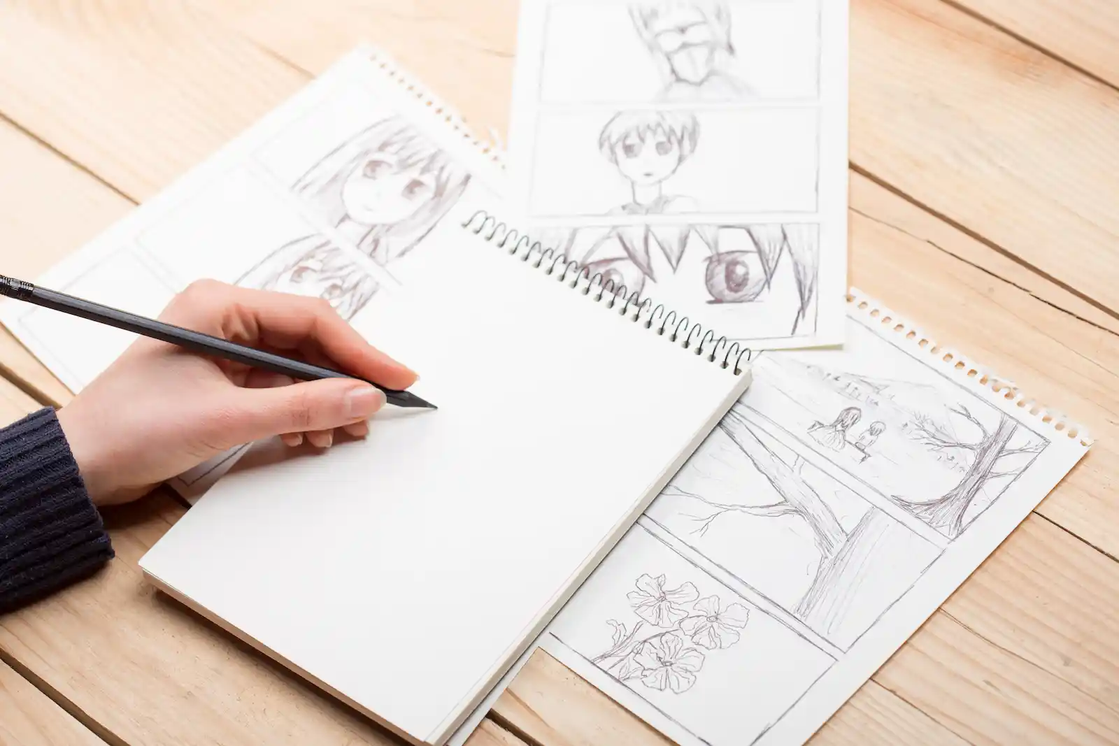 Saubere Linienführung und Outlines Inking für Comic, Manga und Illustration